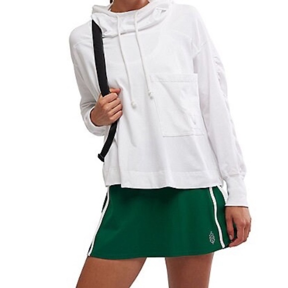 FP Movement by Free People White Long Sleeve Hoodie Medium - Picture 1 of 7